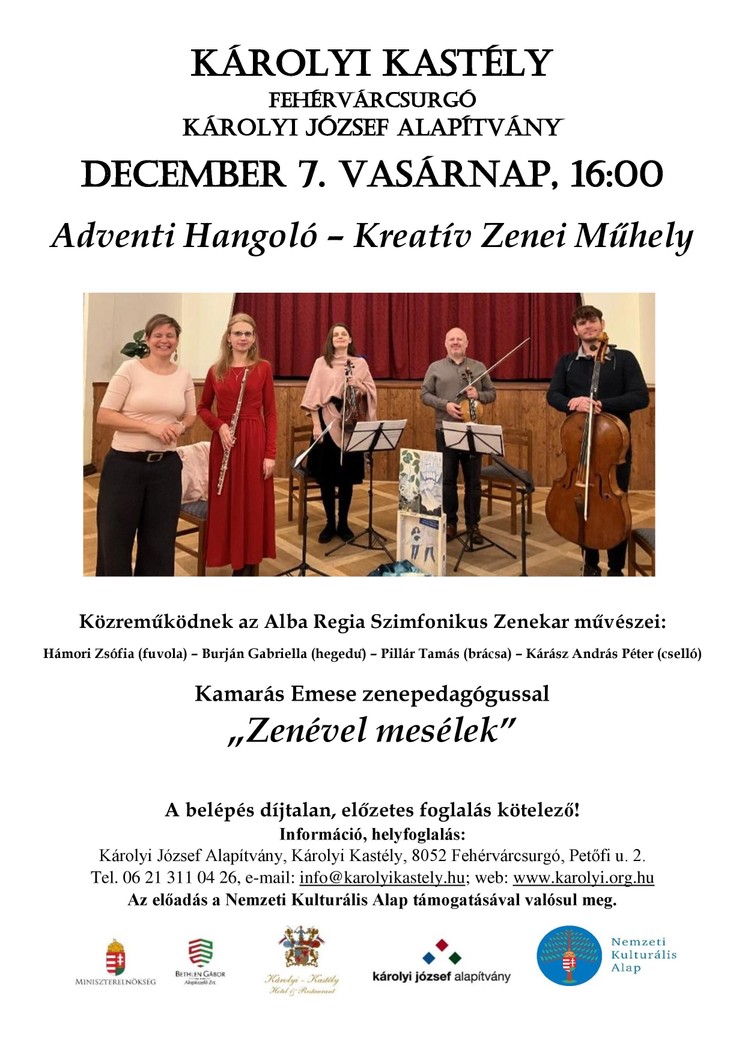 Fehérvárcsurgói koncertek 2025