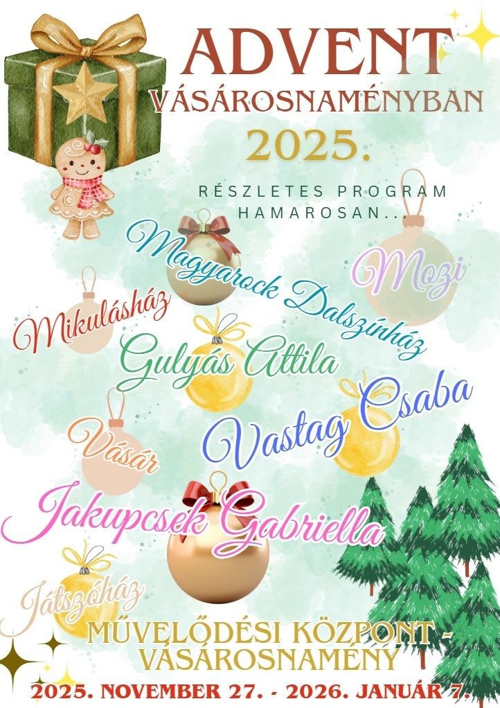 Advent Vásárosnamény 2025
