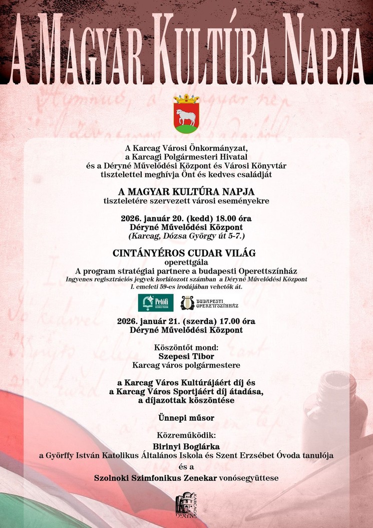A Magyar Kultúra Napja Karcag 2026