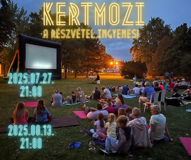 Hajdúszoboszló mozi 2025. Kertmozi a Szent István parkban