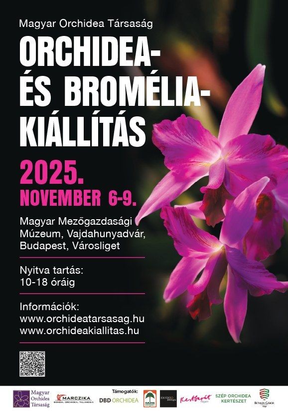 Orchidea és Bromélia Kiállítás 2025 Budapest