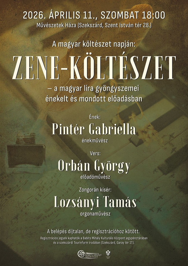Magyar Költészet Napja Szekszárd 2026