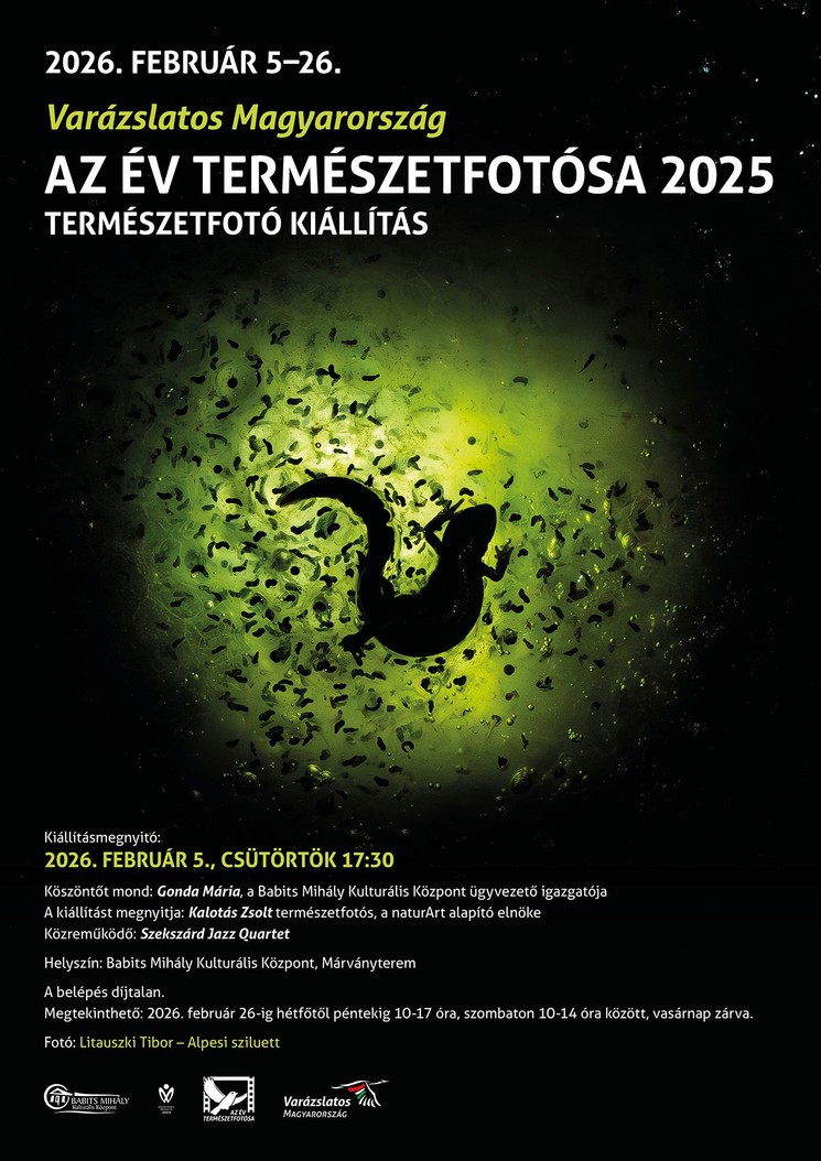 Természetfotó kiállítás Szekszárd 2026