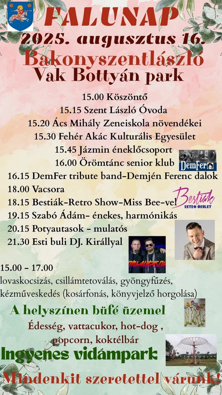 Bakonyszentlászló Falunap 2025