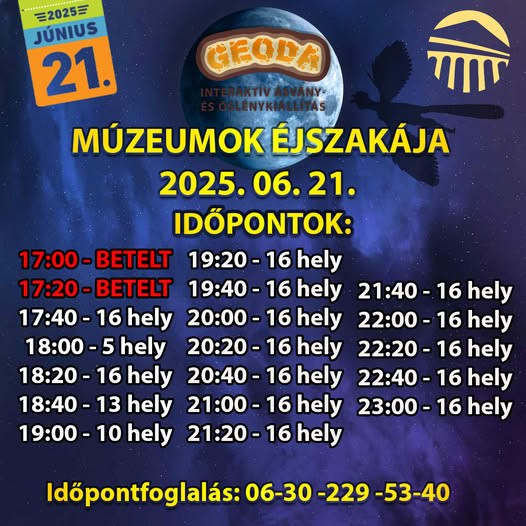 Geoda Interaktív Ásvány- és Őslénykiállítás Esztergomban