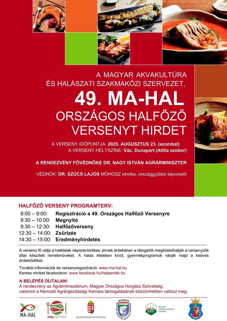 MA-HAL Országos Halfőző Verseny 2025 Vác