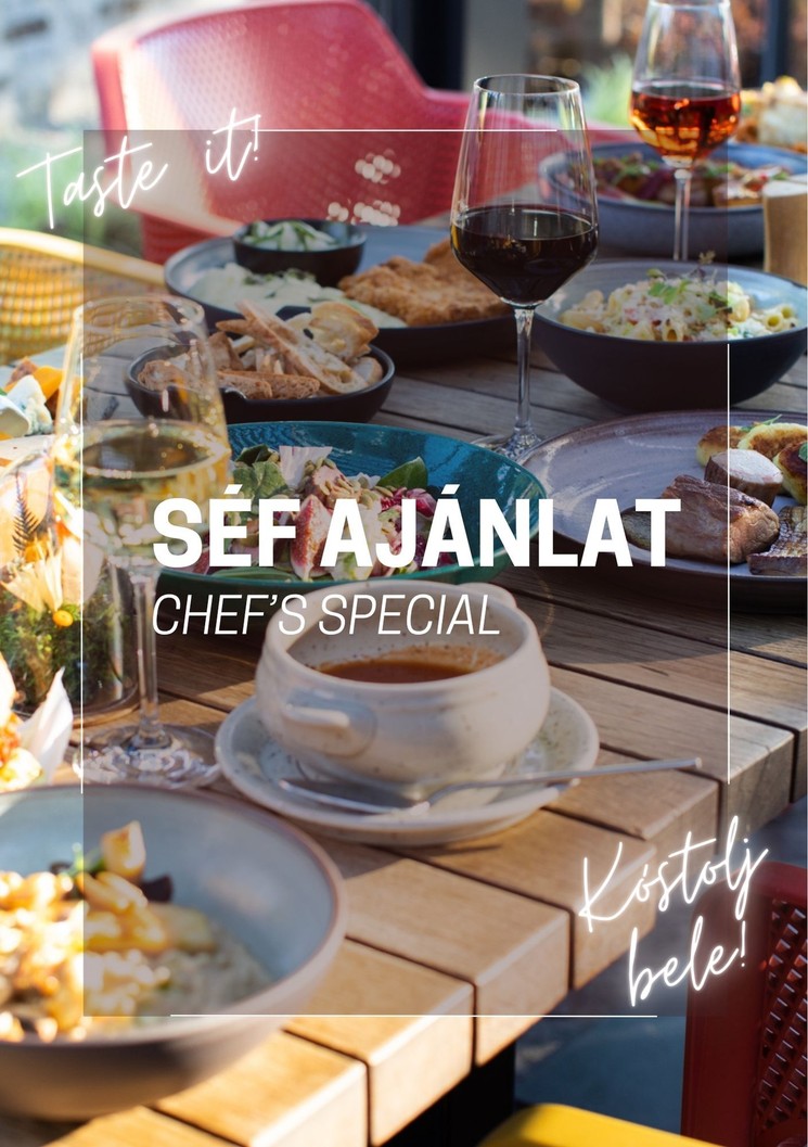 Séf ajánlat Tatán a Malom és Kacsa Bisztróban, ínyenc menükínálat a tóparton