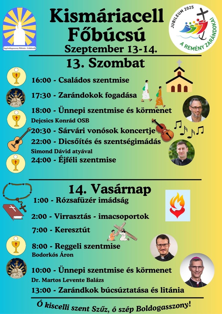 Kismáriacelli Főbúcsú 2025 Celldömölk