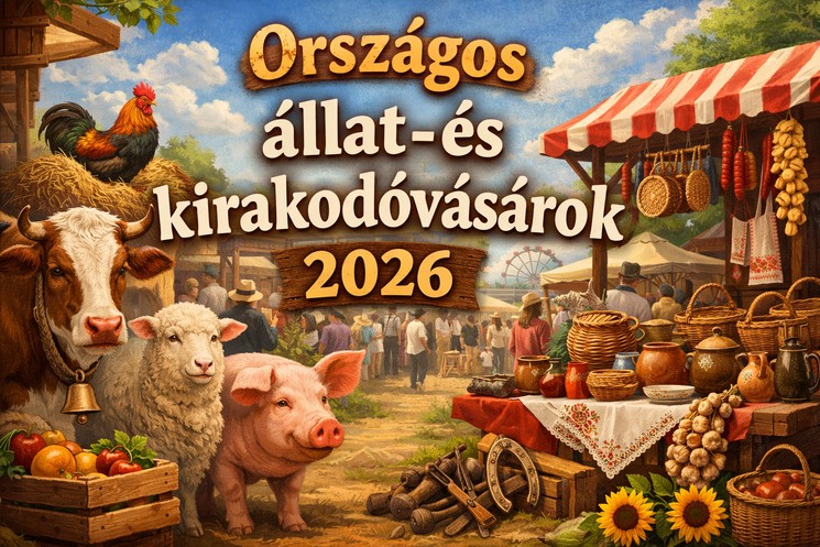 Országos állat- és kirakodóvásárok 2026