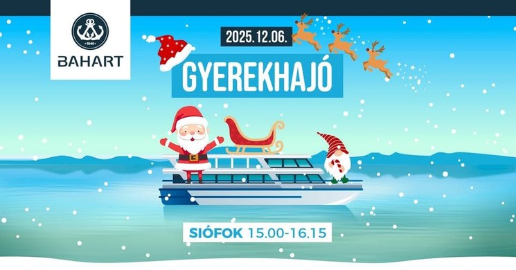 Mikulás hajó 2025