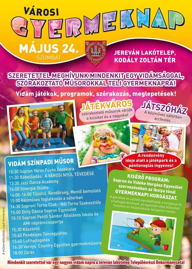 Soproni gyerekprogramok 2025