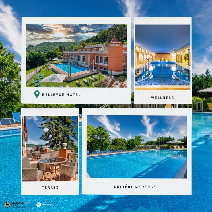Belföldi wellness szállás Esztergomban, nyári kikapcsolódás a Bellevue Hotelben