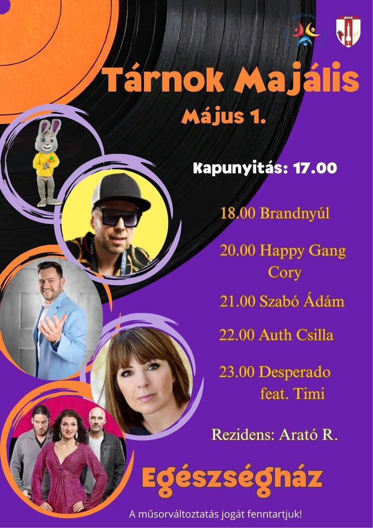 Tárnok Majális 2026