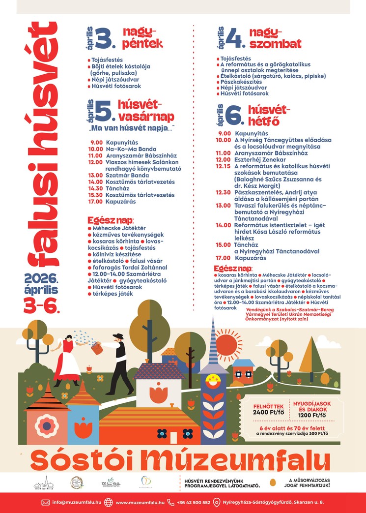 Nyíregyháza Húsvét 2026 - Ünnepi programok, események, rendezvények