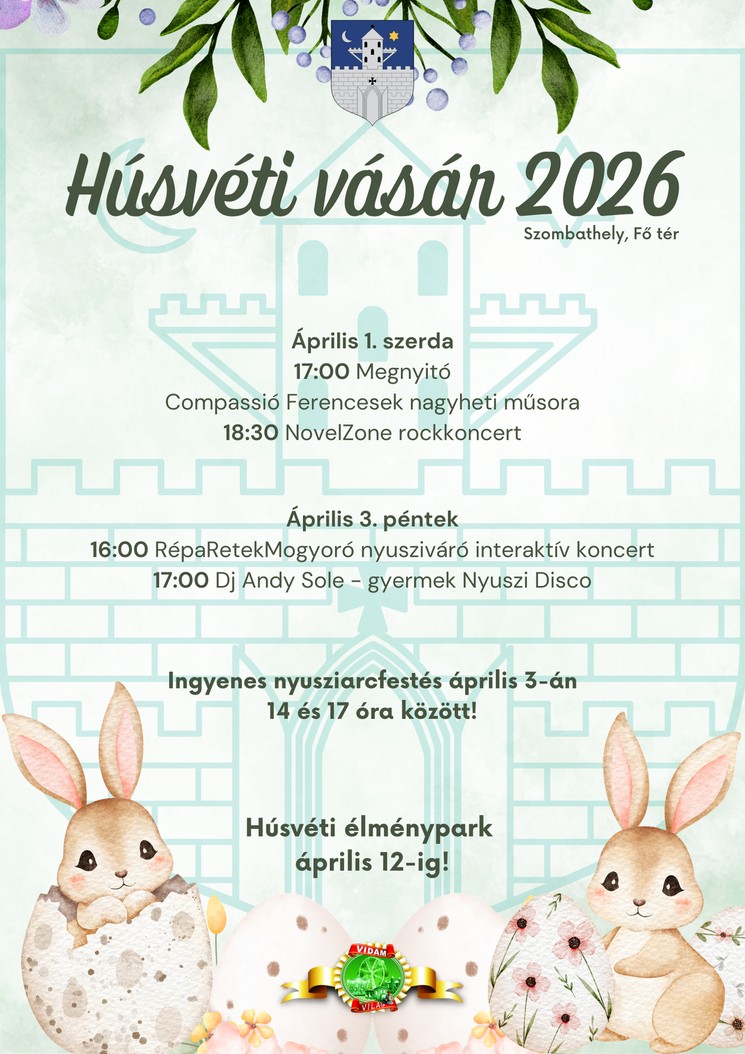 Húsvéti vásár Szombathely 2026
