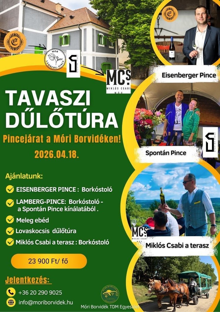 Móri programok 2026 - Események, rendezvények 