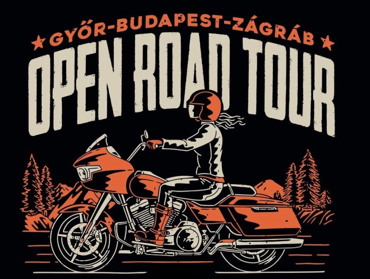 Open Road Tour 2026 Győr – Budapest – Zágráb