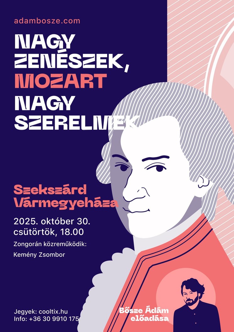 Bősze Ádám előadásai 2025 / 2026. Online jegyvásárlás