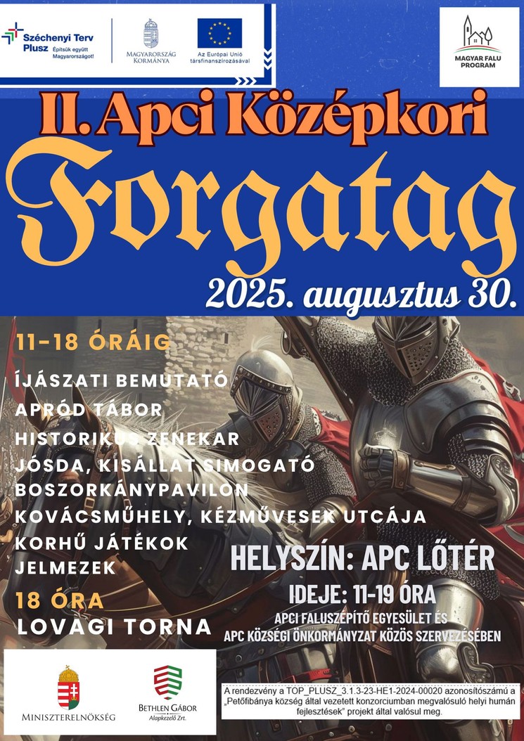 Középkori Forgatag Apc 2025