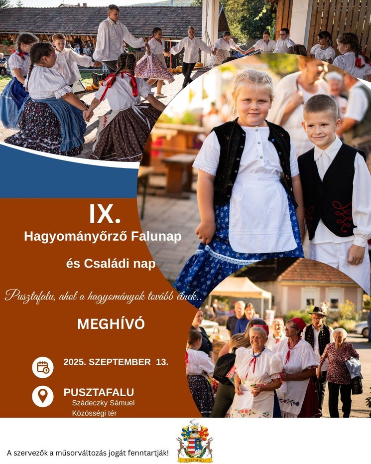 Hagyományőrző Falunap Pusztafalu 2025