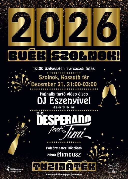 Szilveszter Szolnok 2025
