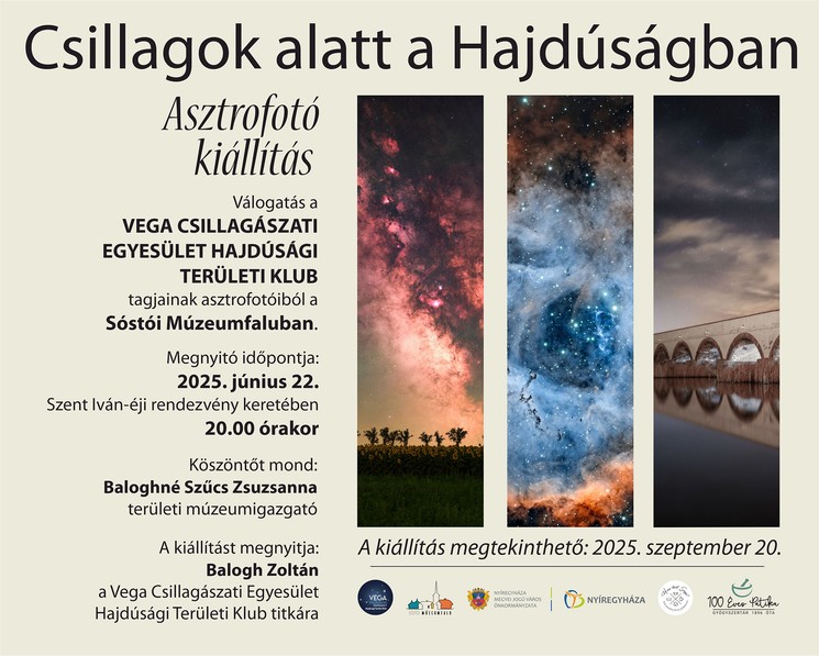 Kiállításmegnyitó Nyíregyházán 2025. Várunk szeretettel a Sóstói Múzeumfaluban!
