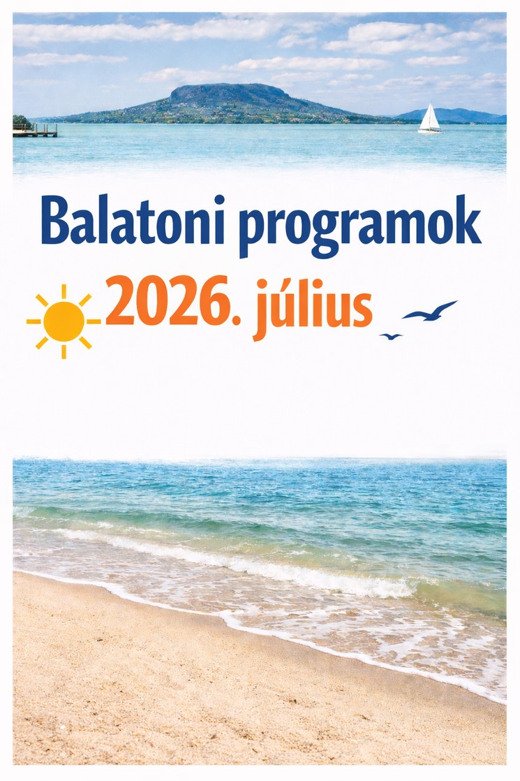 Balatoni programok 2026. július
