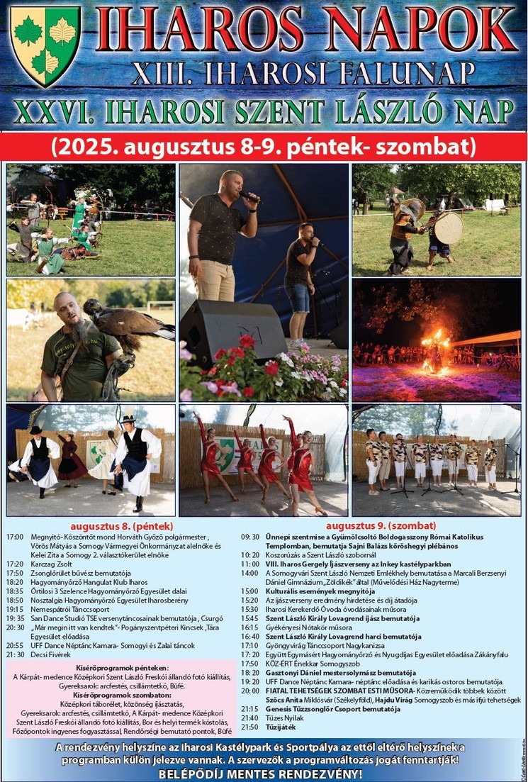 Szent László-nap Iharos 2025