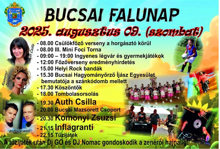 Bucsai Falunap 2025