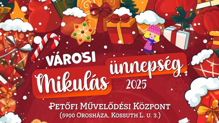 Városi Mikulás Orosháza 2025
