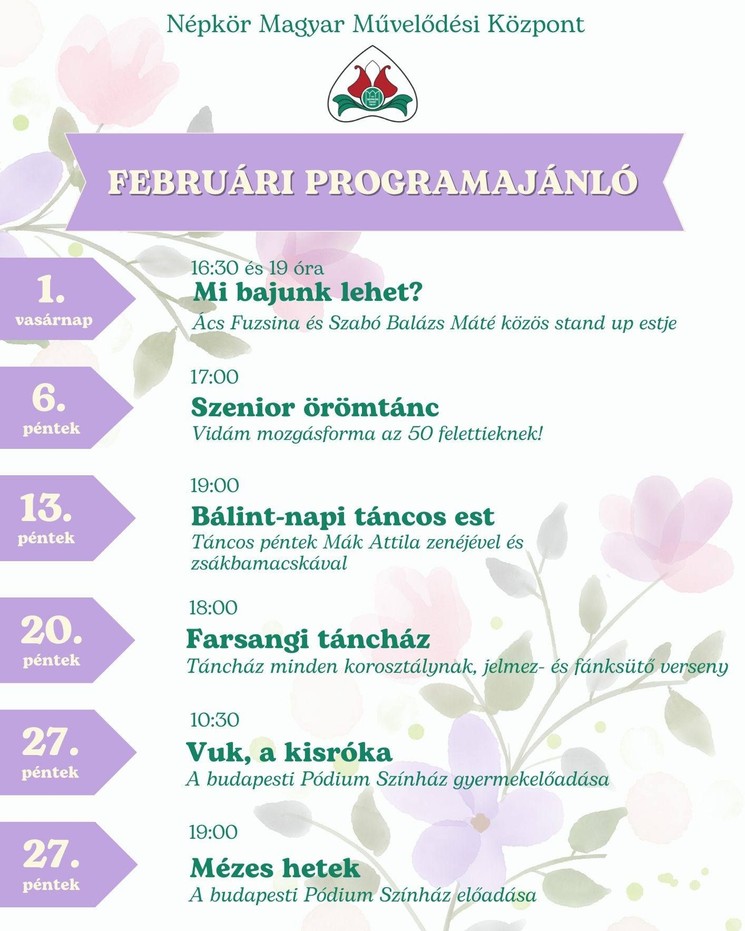 Szabadka programok 2026