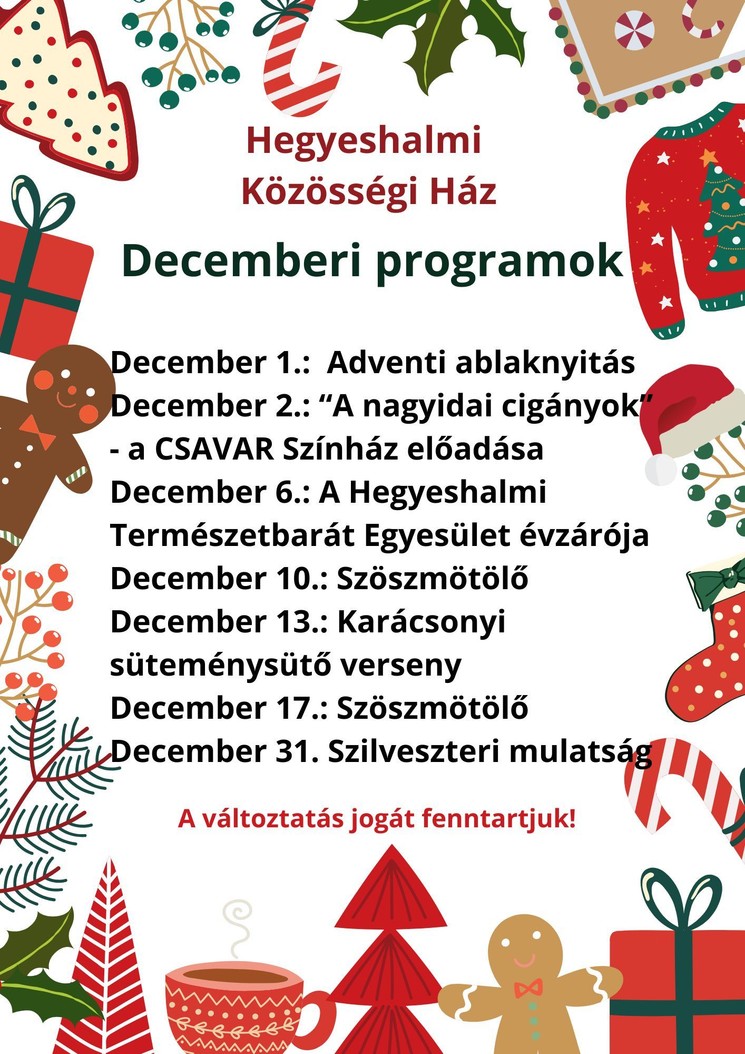 Hegyeshalom programok 2025. Események, rendezvények