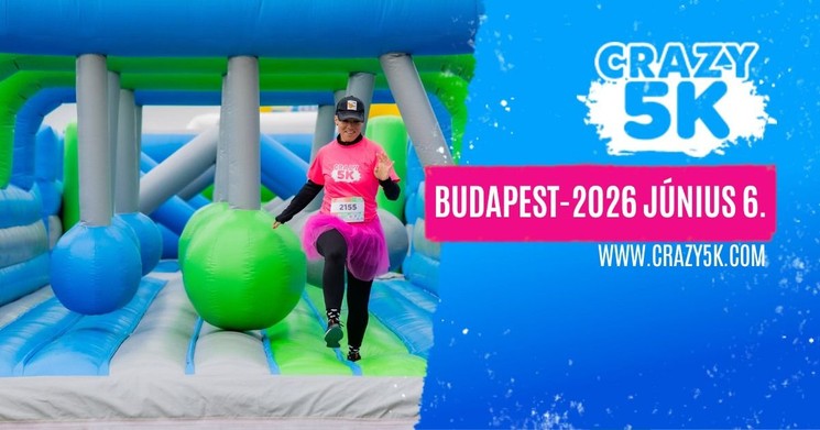 CRAZY5K Futóverseny 2026 Budapest - Akadályfutás