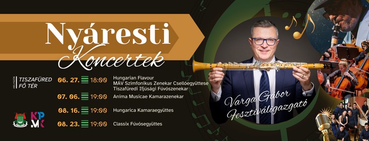 Tiszafüred koncertek 2025