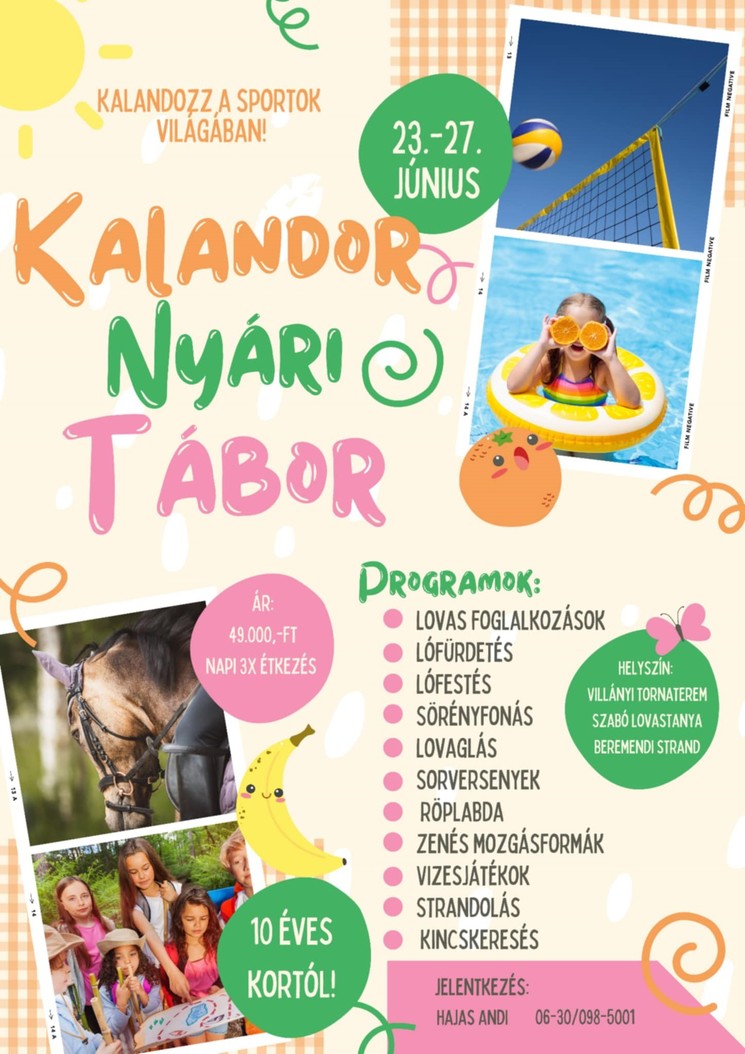 Gyerekprogramok Villányban 2025