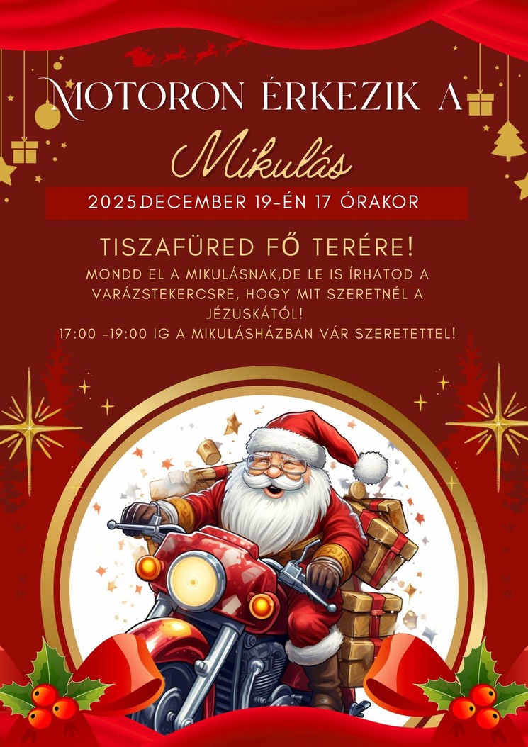 Mikulás Tiszafüred 2025