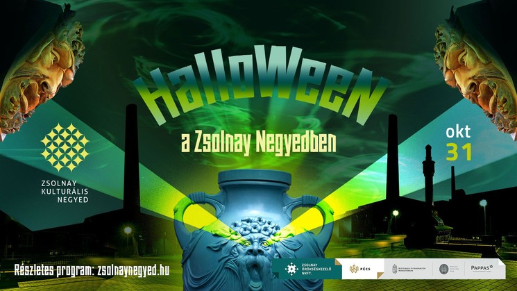 Pécs Halloween 2025. Halloween a Zsolnay Negyedben