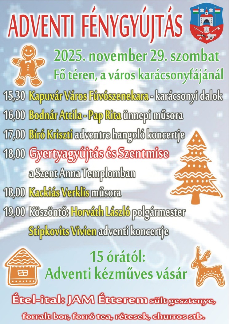 Kapuvári programok 2025 / 2026. Események, rendezvények