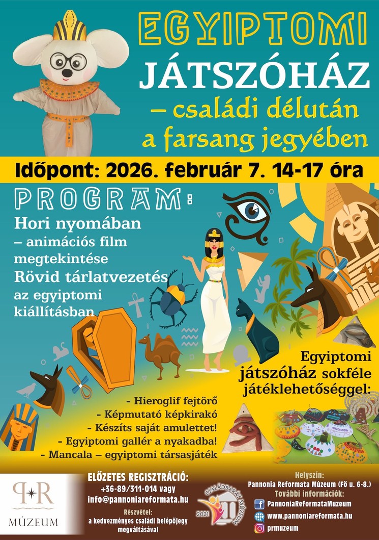Farsang Pápa 2026 Pannonia Reformata Múzeum