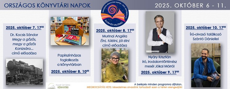 Országos Könyvtári Napok Mosonmagyaróvár 2025