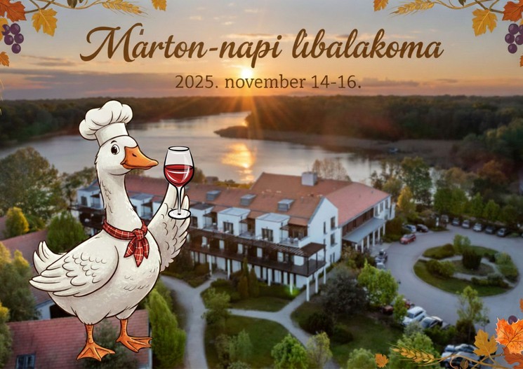 Márton-napi libavacsora wellness szállással a tiszafüredi Balneum Hotelben