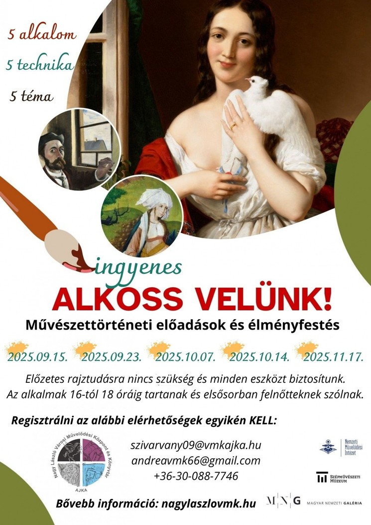 Kézműves foglalkozás Ajka 2025