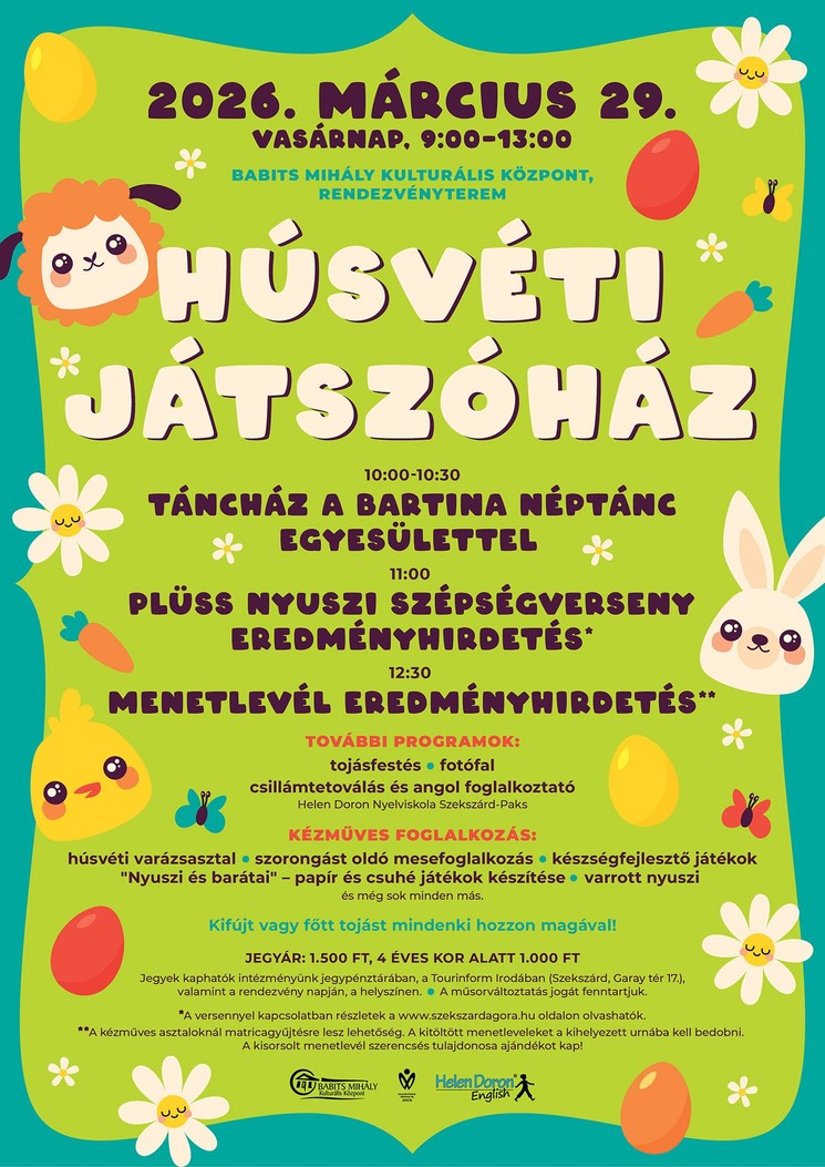 Húsvét Szekszárd 2026 - Húsvéti játszóház