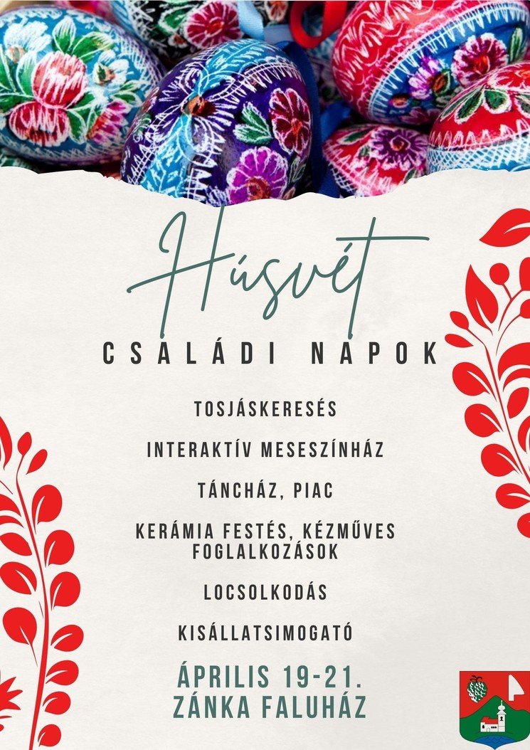 Húsvét Zánka 2025. Ünnepi programok, események, rendezvények