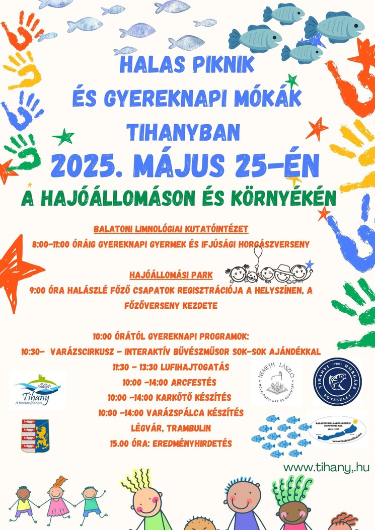 Tihany Gyereknap 2025. Programok, események, rendezvények