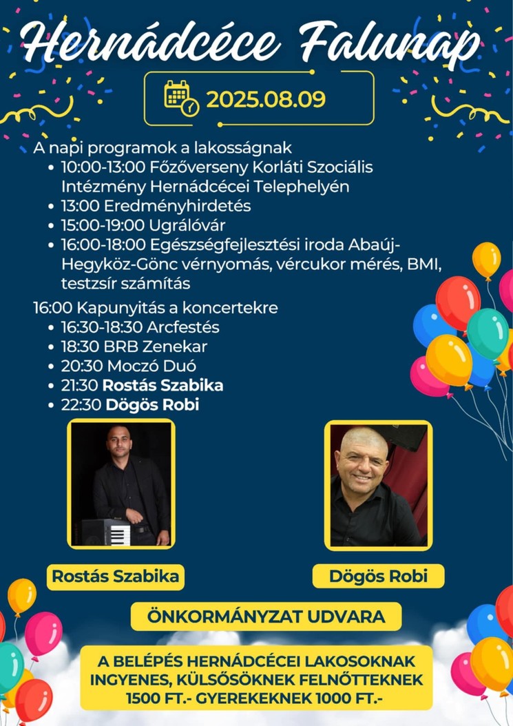 Hernádcécei Falunap 2025