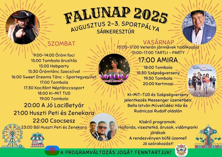 Sárkeresztúri Falunap 2025