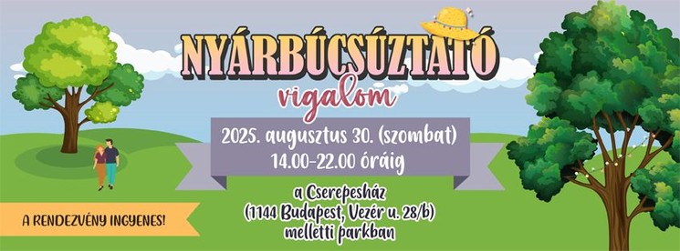 Nyárbúcsúztató Vigalom Budapest 2025