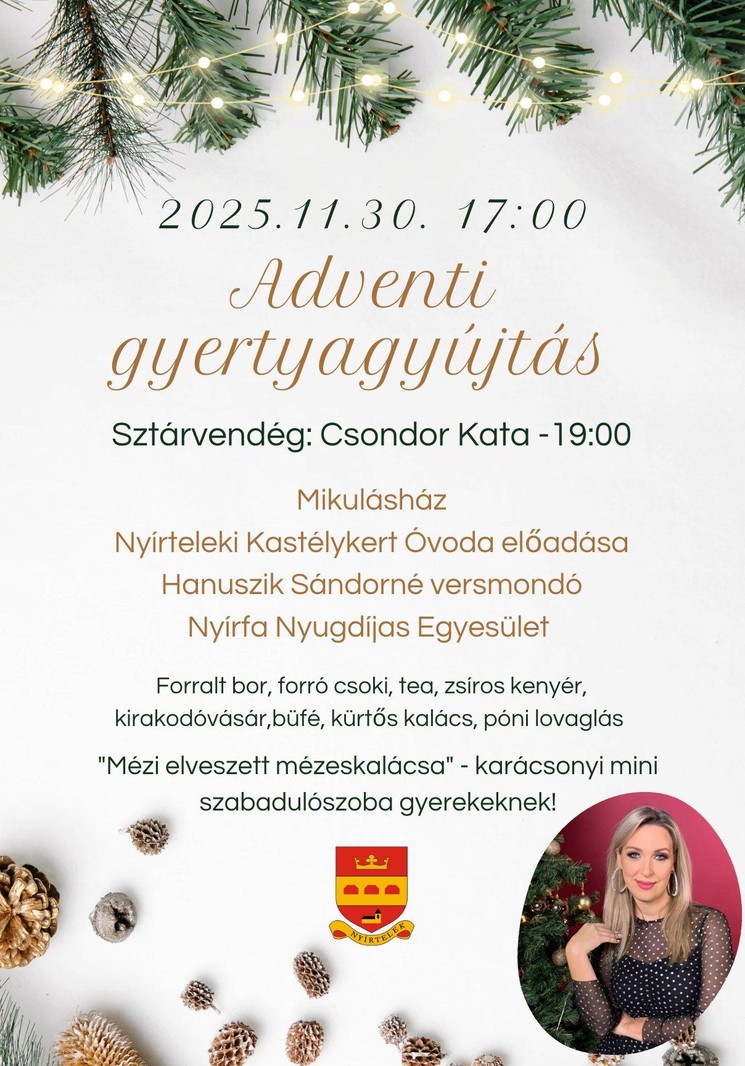 Advent Nyírtelek 2025