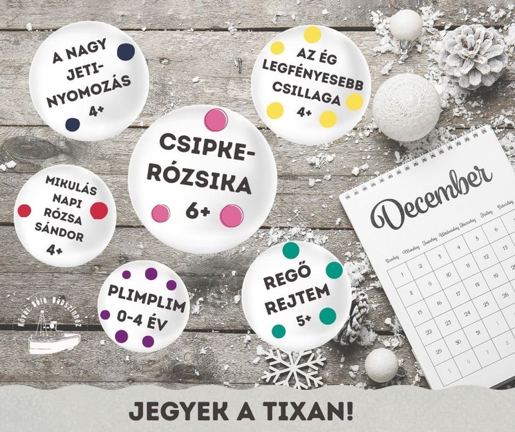 Bábszínházi Advent 2025. Bábelőadások gyerekeknek az adventi időszakban a Kövér Béla Bábszínházban